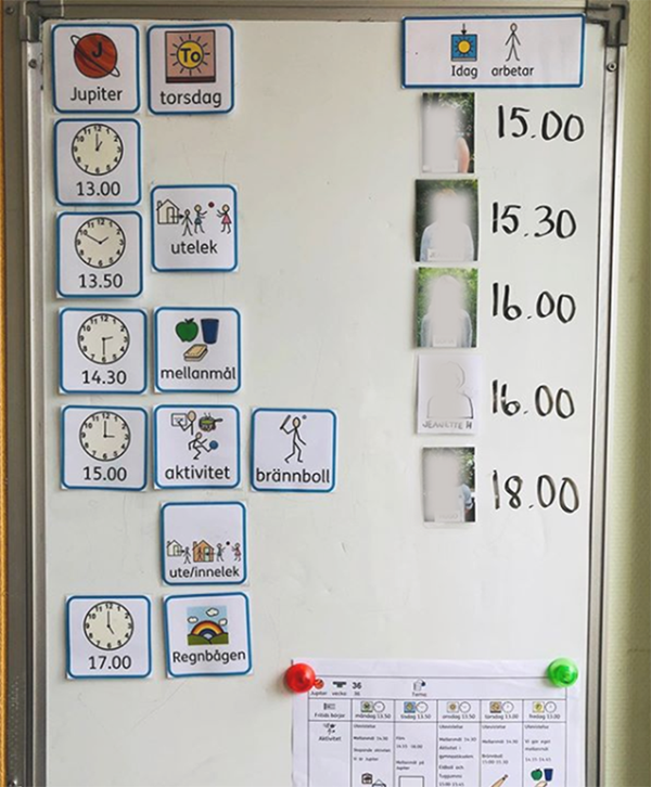 Struktur, schema och planering